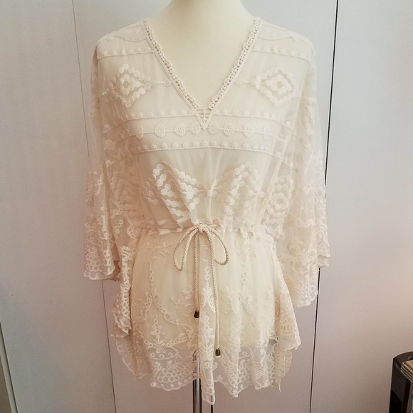 NWT LAST TWO! High Quality Lacey Swimsuit Cover-up - Picture 3 of 8